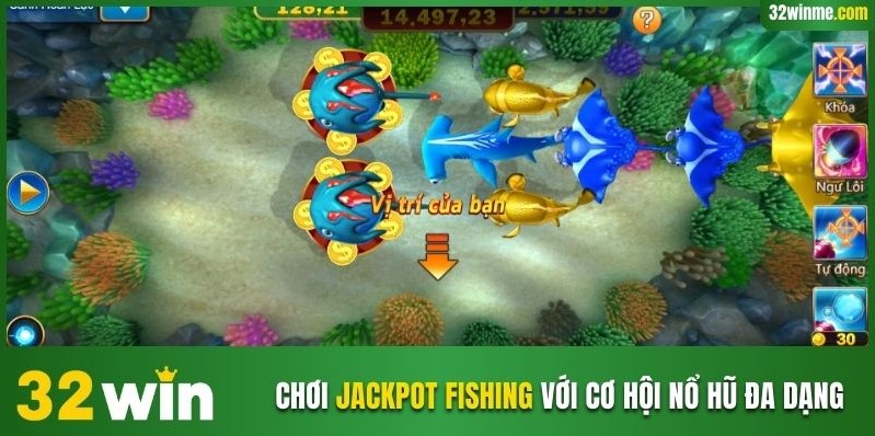 Chơi Jackpot Fishing với cơ hội nổ hũ đa dạng