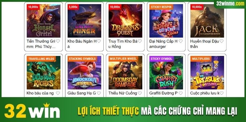 Lợi ích thiết thực mà các chứng chỉ mang lại