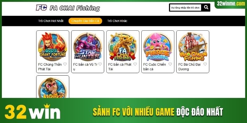 Sảnh FC với nhiều game trải nghiệm độc đáo nhất